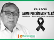 Falleció Jaime Puicón Montalván Dueño de Radio Playa