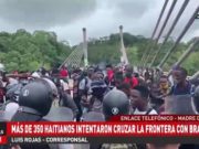 Más de 400 haitianos ingresan por la fuerza a territorio peruano
