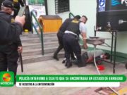 Huaral : Sujeto ebrio opuso resistencia y hasta fingió ser mordido por la mascota PNP