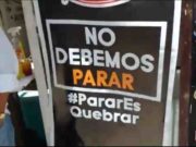 Empresarios gastronómicos inician campaña: “NO DEBEMOS PARAR, PARAR ES QUEBRAR”