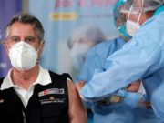 ¡Lo Último! Presidente Francisco Sagasti recibió la vacuna contra la covid-19