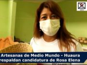 Arq. Rosa Elena se empodera en temas de Artesanía y Turismo dialogando con la población
