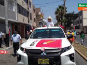 Candidato Pedro Castillo llegó a huaral, recorrió calles y se ganó el aprecio de los huaralinos