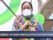 Verónika Mendoza: “No podemos permitir que entren delincuentes a nuestro país”