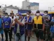 Chancay: Se produjo fuerte enfrentamiento entre mototaxistas y policías tras querer liberar la vía Panamericana Norte