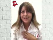 La candidata al Congreso Rosa Elena Balcázar fue entrevistada por Víctor Hugo Dávila reportero de la Banda del Chino