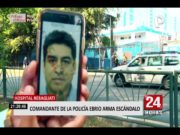 Policía en estado de ebriedad armó escándalo en plena vía pública