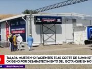 Talara: Fallecen 10 pacientes tras corte de suministro de oxígeno por desabastecimiento de isotanque