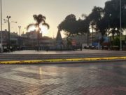 Nivel Extremo: Cierran acceso a la Plaza de Armas de Huaral para prevenir contagios de covid-19