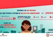 Lanzan plataforma para que ciudadanos puedan denunciar actos de corrupción