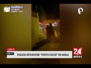 EL COLMO: Una fiesta COVID en Cañete termina en pelea entre jóvenes y la Policía
