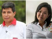 Pedro Castillo obtiene el 36,5 % de intención de voto y Keiko Fujimori 29,6 %, según encuesta del IEP