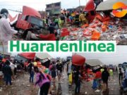 Trujillo: Trailer friogorifico cargado de productos marinos sufrió accidente a la altura de Miramar