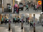 Sujetos se colocan cerca a la Plaza de Armas de Huaral a libar licor y pelear alterando el orden público