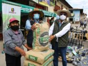 GRL entregó Kits de herramientas y bolsas de cemento conmemorando el día del campesino en Huaral