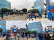 Jóvenes que iban a rendir su examen hoy, se enteraron que fue suspendido en la puerta de la Universidad
