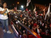Keiko Fujimori Participa en la marcha “Respeta mi voto” convocada para hoy sábado