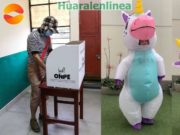 Segunda vuelta: ciudadanos asistieron a votar con curiosos disfraces buscando alegrar a todos los peruanos