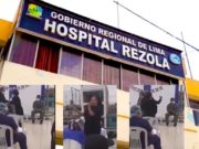 ¡Indignante! Realizan celebración por el Día del Padre en el techo del Hospital Rezola de Cañete