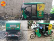 Encuentran mototaxi abandonada en el Centro poblado Salas en Aucallama