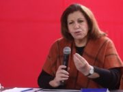 Lourdes Flores Nano sufrió robo de su celular en mitin de Fuerza Popular