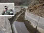 Pedro Castro «este es el trabajo de equipo que tenemos en la Junta» durante la inauguración del canal en Cabuyal