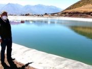 Ricardo Chavarría inauguró reservorio de agua en el distrito de Santiago de Tuna