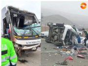 Ancón : Dos personas perdieron la vida en fatal accidente de tránsito en el KM 43 de la Panamericana Norte