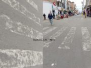 Ciudadano denunció que paso de cebra pintado por la Municipalidad desapareció de un día para otro