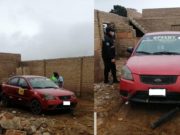 Encuentran carro que fue robado dentro de vivienda abandonada en el sector de Boza-Aucallama