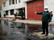 Gobernador Ricardo Chavarría inspecciona obra del periurbano sur oeste en la ciudad de Huaral