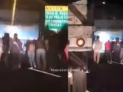 Huacho : pasajeros fueron captados empujando bus que se malogró en plena panamericana norte