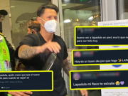 Lapadula llegó al Perú y usuarios lo reciben con mensajes de cariño y memes