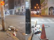 Malos ciudadanos arrojan su basura a solo metros de la Plaza de Armas de Huaral