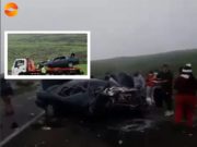 Vehículo quedó destrozado tras accidente de tránsito ocurrido en la variante de Pasamayo