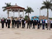 Municipalidad Distrital de Aucallama realizó Izamiento del Pabellón Nacional
