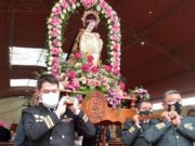 Policia de Huaral homenajeó a Santa Rosa de Lima con misa y procesión