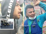 Extranjeros agredieron verbalmente a una inspectora de transporte en la avenida Cahuas
