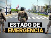 Gobierno declara estado de emergencia nacional por 30 días