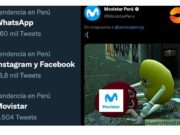 Cibernautas estallaron contra Movistar por caída de Facebook, WhatsApp e Instagram