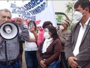 Pobladores resaltan presencia de Consejero Regional en sus protestas contra megapuerto