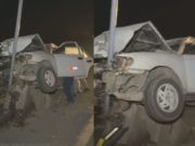 Conductor quedó atrapado tras empotrarse contra muro en la carretera Chancay -Huaral