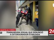 VIDEO: Mujer fue baleada en la puerta de un hostal por sicario en SMP