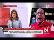 Ministro huaralino Roberto Sánchez pide que Barranzuela aclare si realizó fiesta en su casa