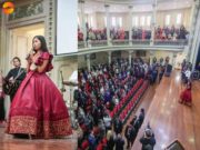 Airam Aquino interpretó el Himno Nacional en la “Ceremonia Culto por el Bicentenario”