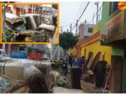 Huaura: extorsionadores lanzan explosivo con thinner a tienda e incendian varios colchones