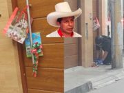 Pedro Castillo: dejan libro “Coquito” y calculadora en puerta de casa de Breña