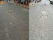 Ciudadanos denuncian pistas en mal estado y comparan a Huaral con un cráter