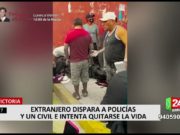 VENEZOLANO | Disparó a dos policías, un vigilante y luego intentó suicidarse en la Victoria