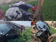 Santa Rosa: Despiste de minivan dejó dos heridos en el sector «El Ahorcado»
